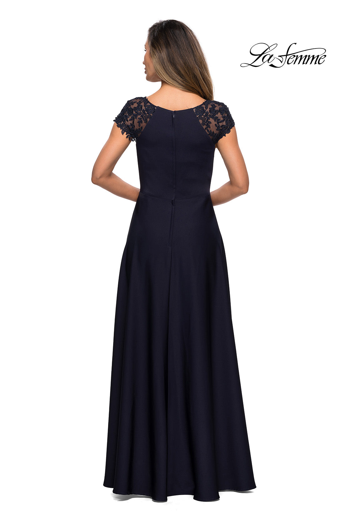 La Femme 28100 in Navy, back view