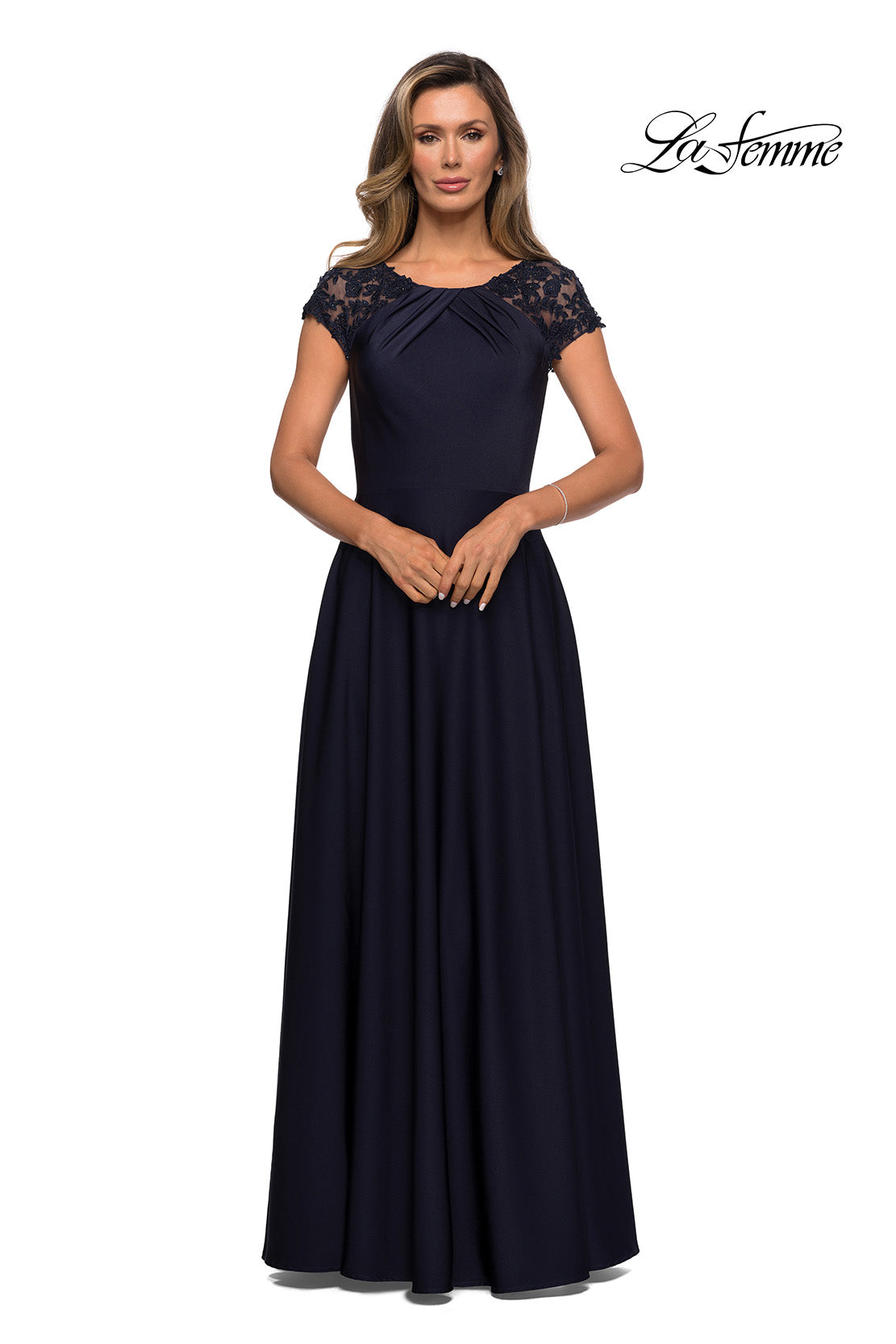 La Femme 28100 in Navy, front view