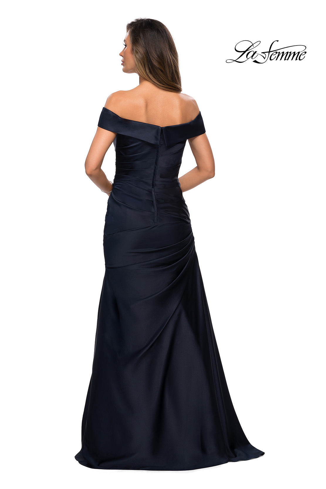 La Femme 28103 in Navy, back view