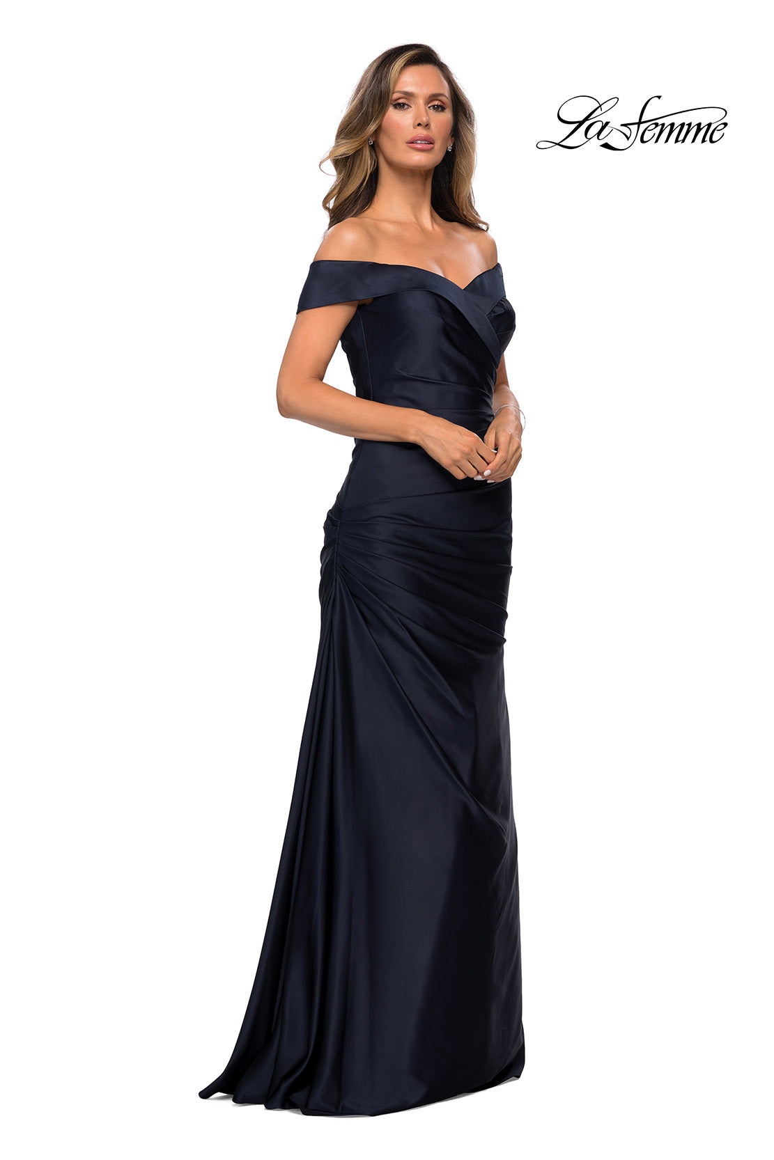 La Femme 28103 in Navy, front view