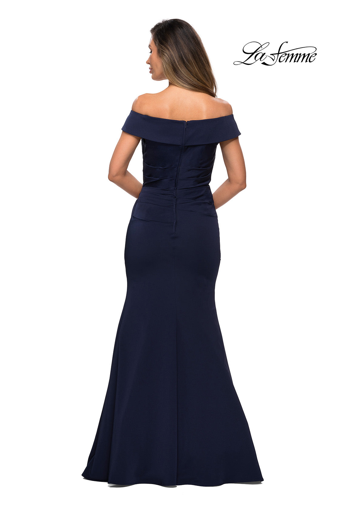 La Femme 28110 in Navy, back view