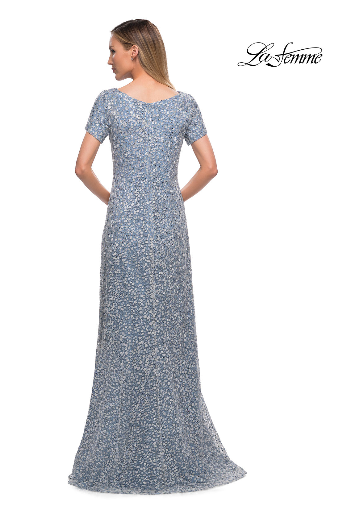 La Femme 29134 in SteelBlue, back view
