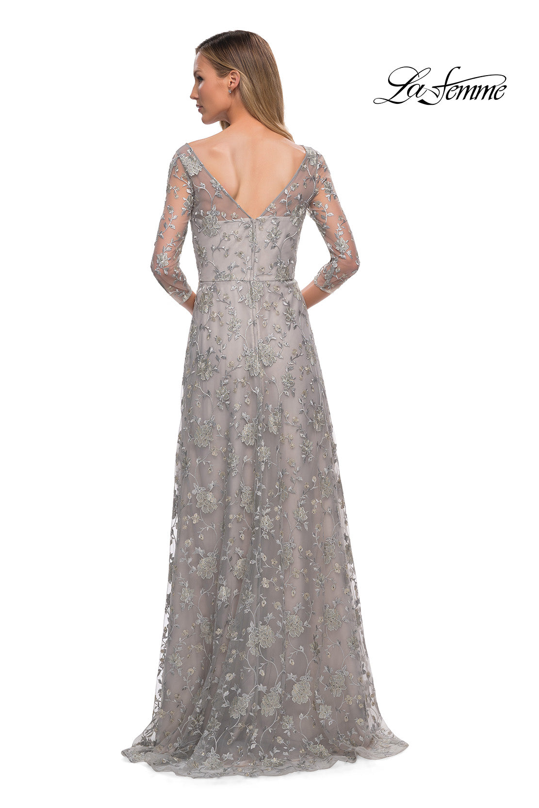 La Femme 29153 in PearlSilver, back view