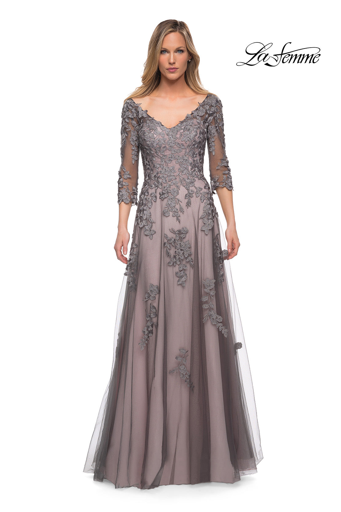 La Femme 29205 in PinkGray, front view