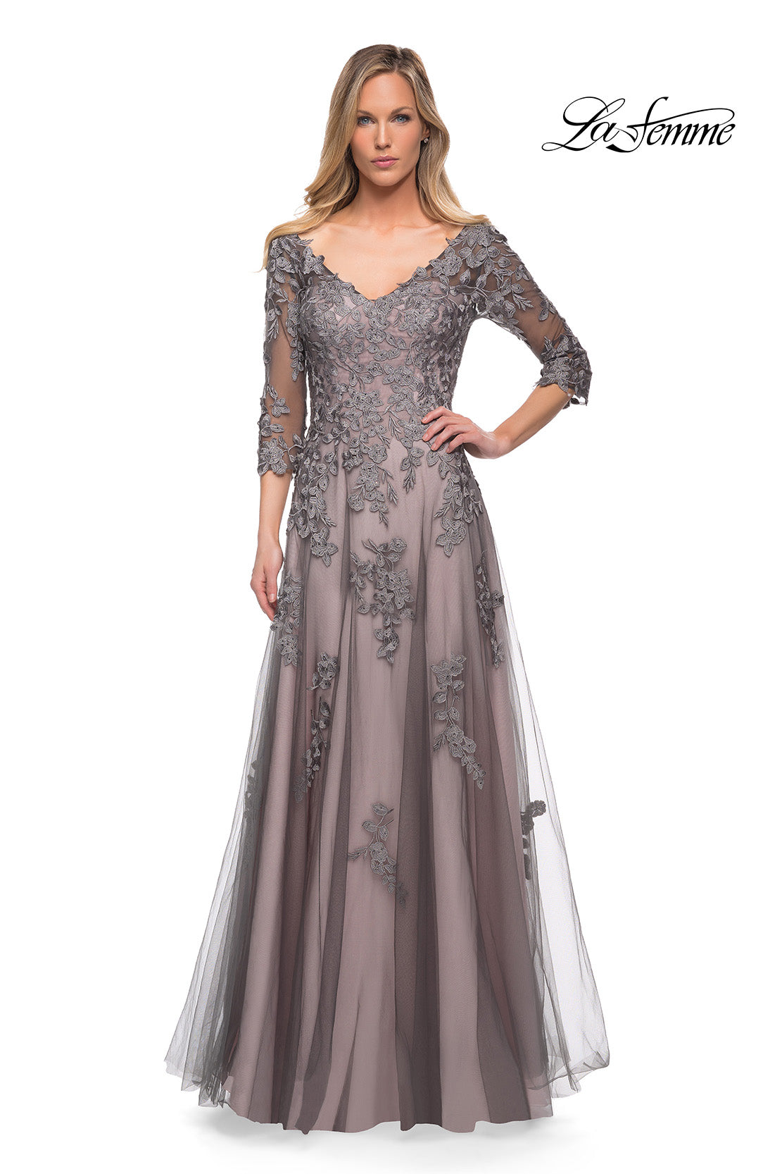 La Femme 29205 in PinkGray, front view