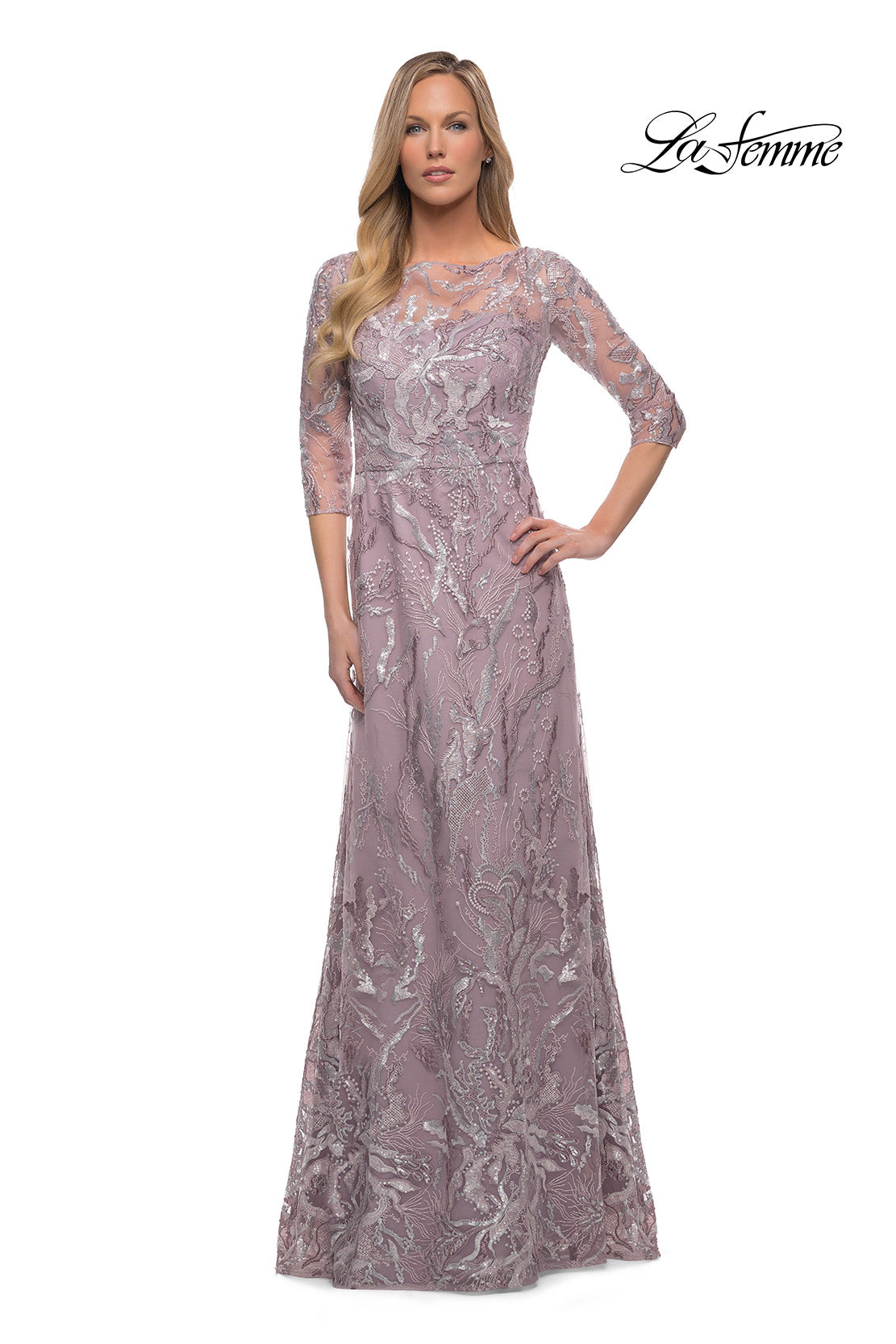 La Femme 29233 in Mauve, front view