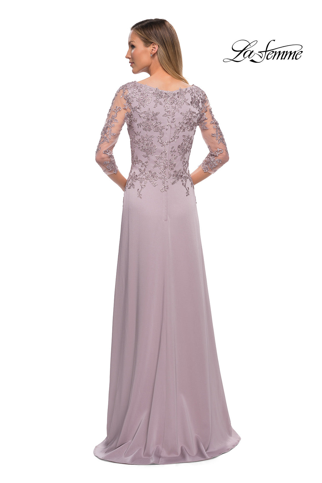 La Femme 29251 in LightMauve, back view