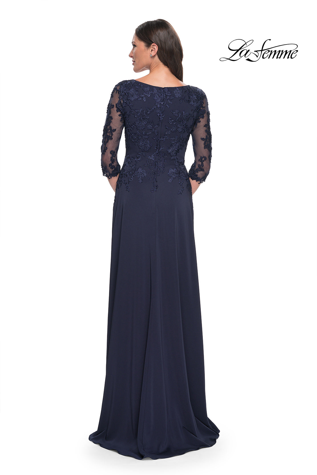 La Femme 29251 in Navy, back view