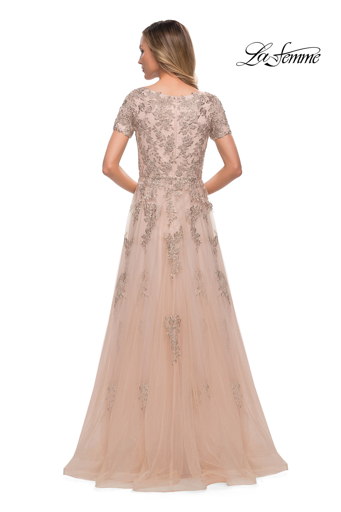 La Femme 29290 in Nude, back view