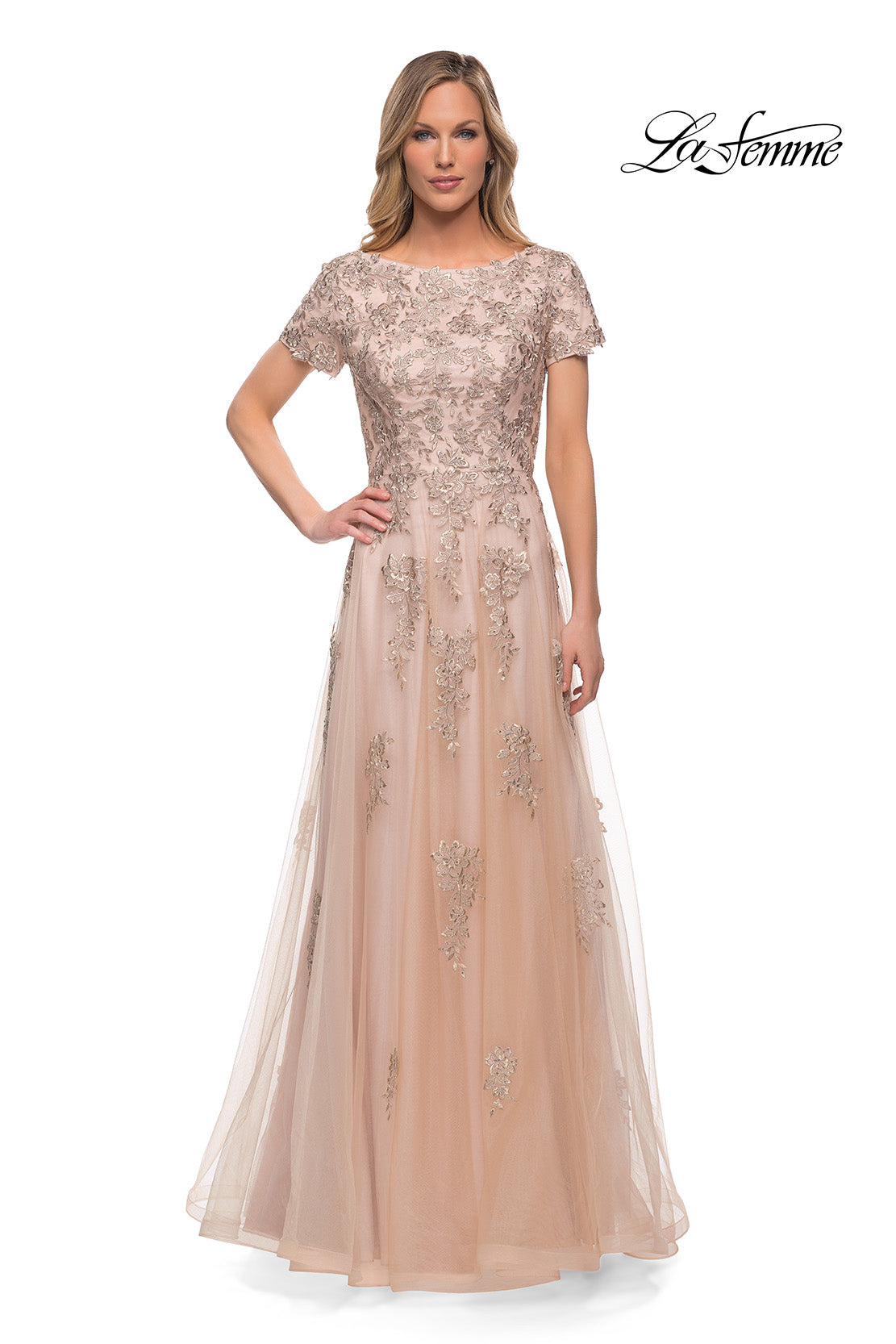 La Femme 29290 in Nude, front view