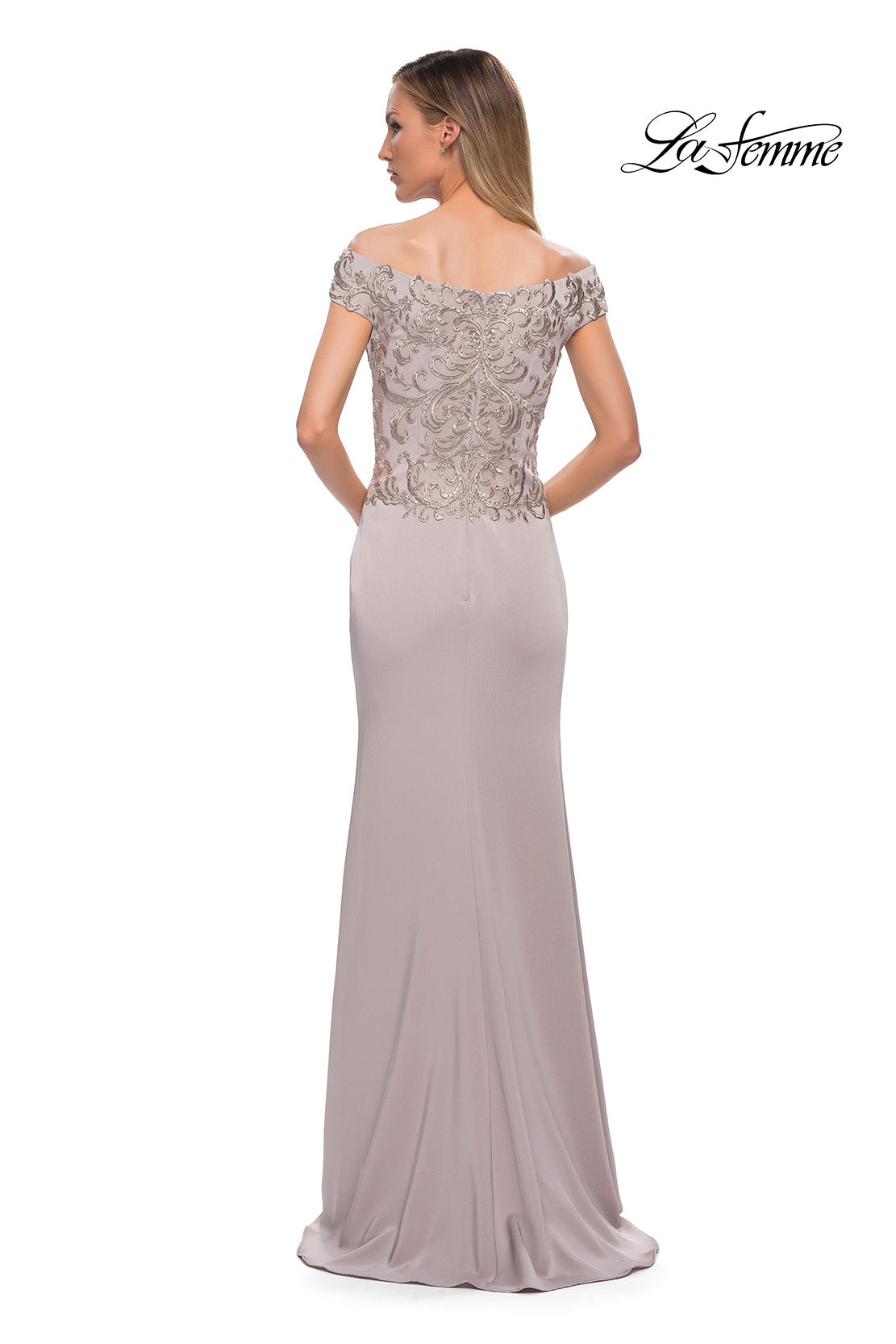La Femme 29331 in LightTaupe, back view