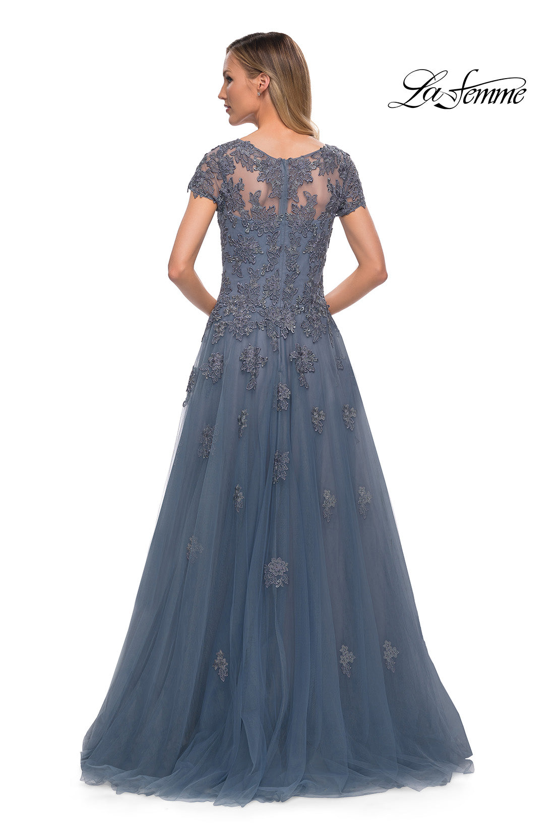 La Femme 29380 in Slate, back view