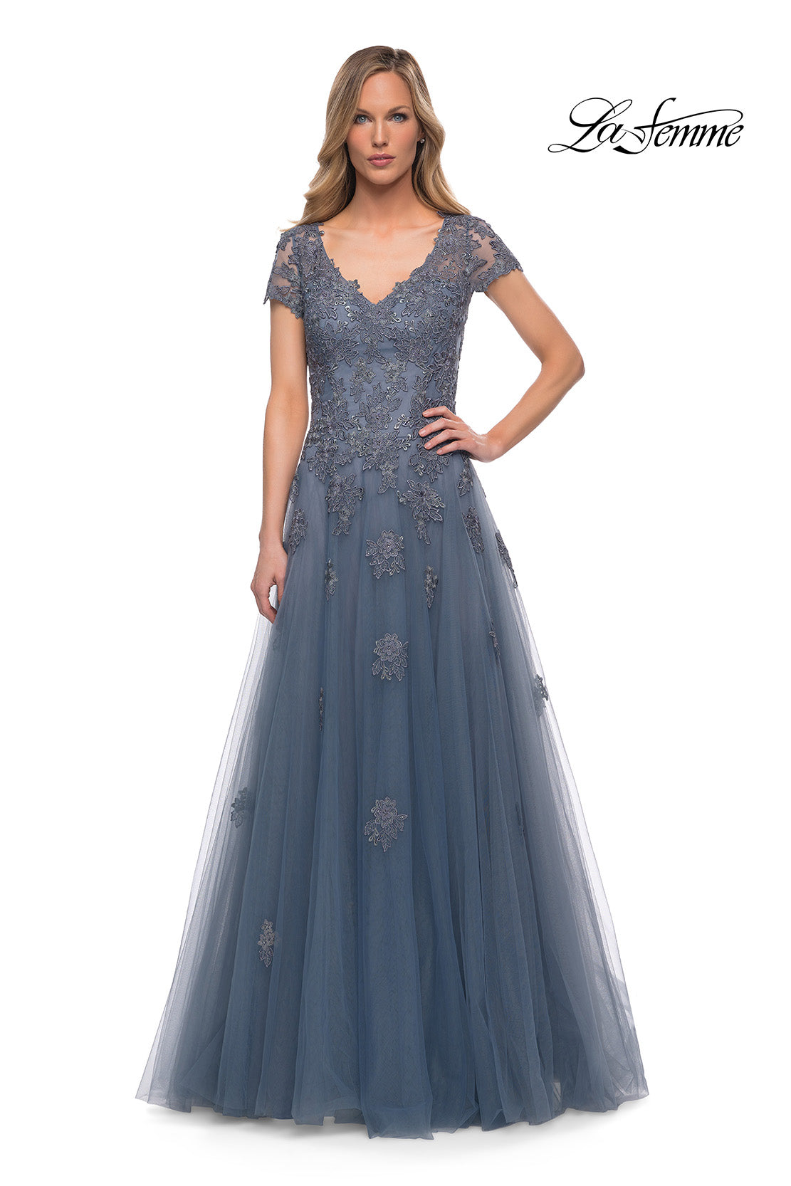 La Femme 29380 in Slate, front view