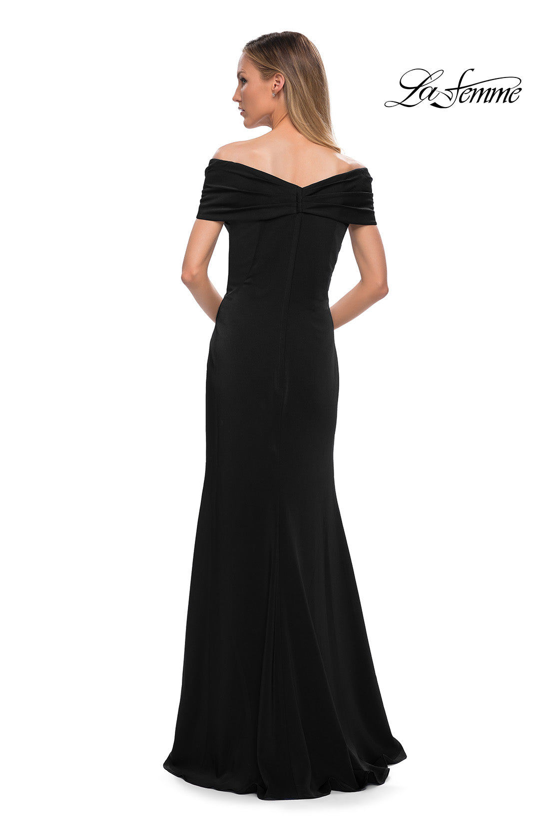 La Femme 29537 in Black, back view
