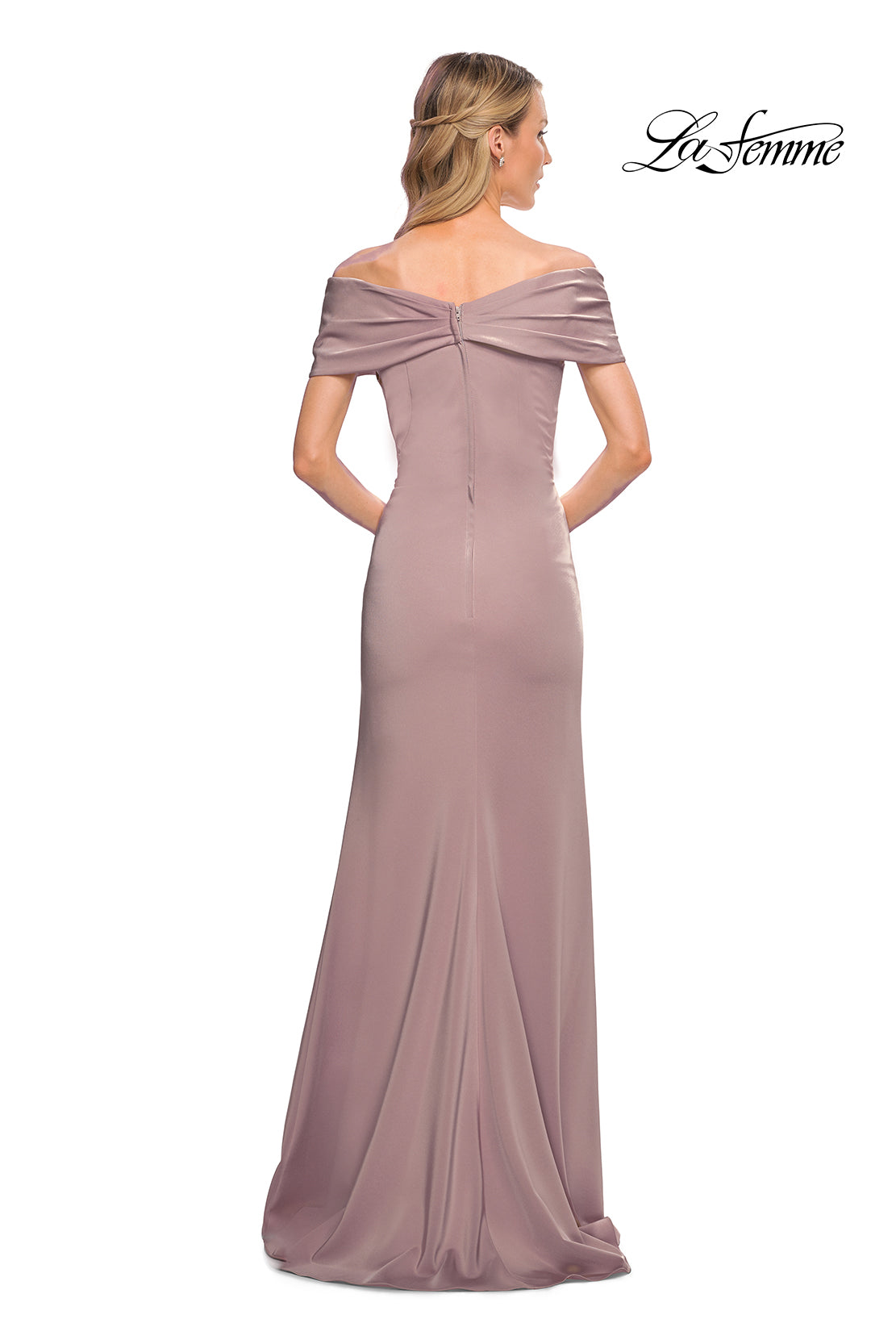 La Femme 29537 in Mauve, back view