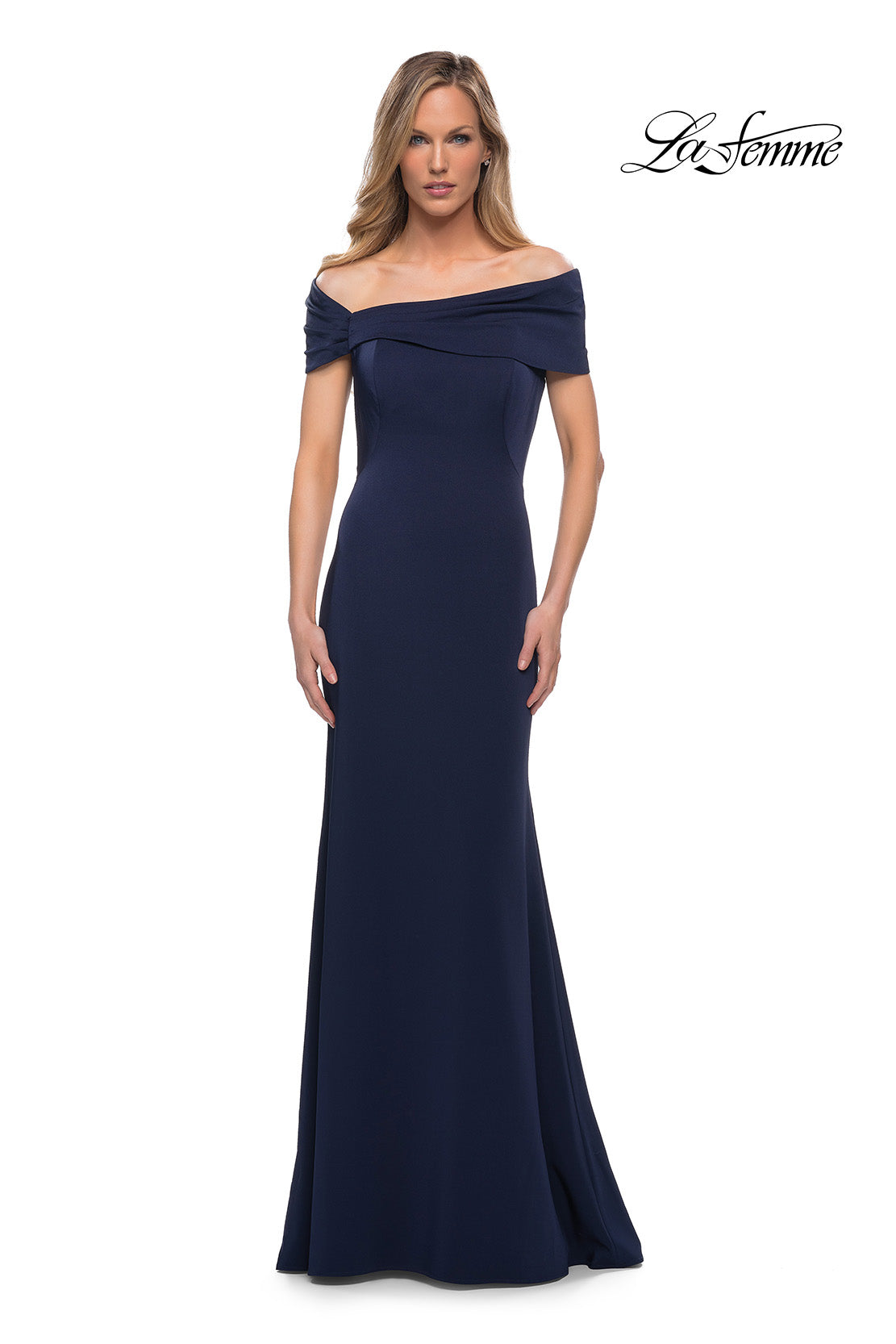 La Femme 29537 in Navy, front view