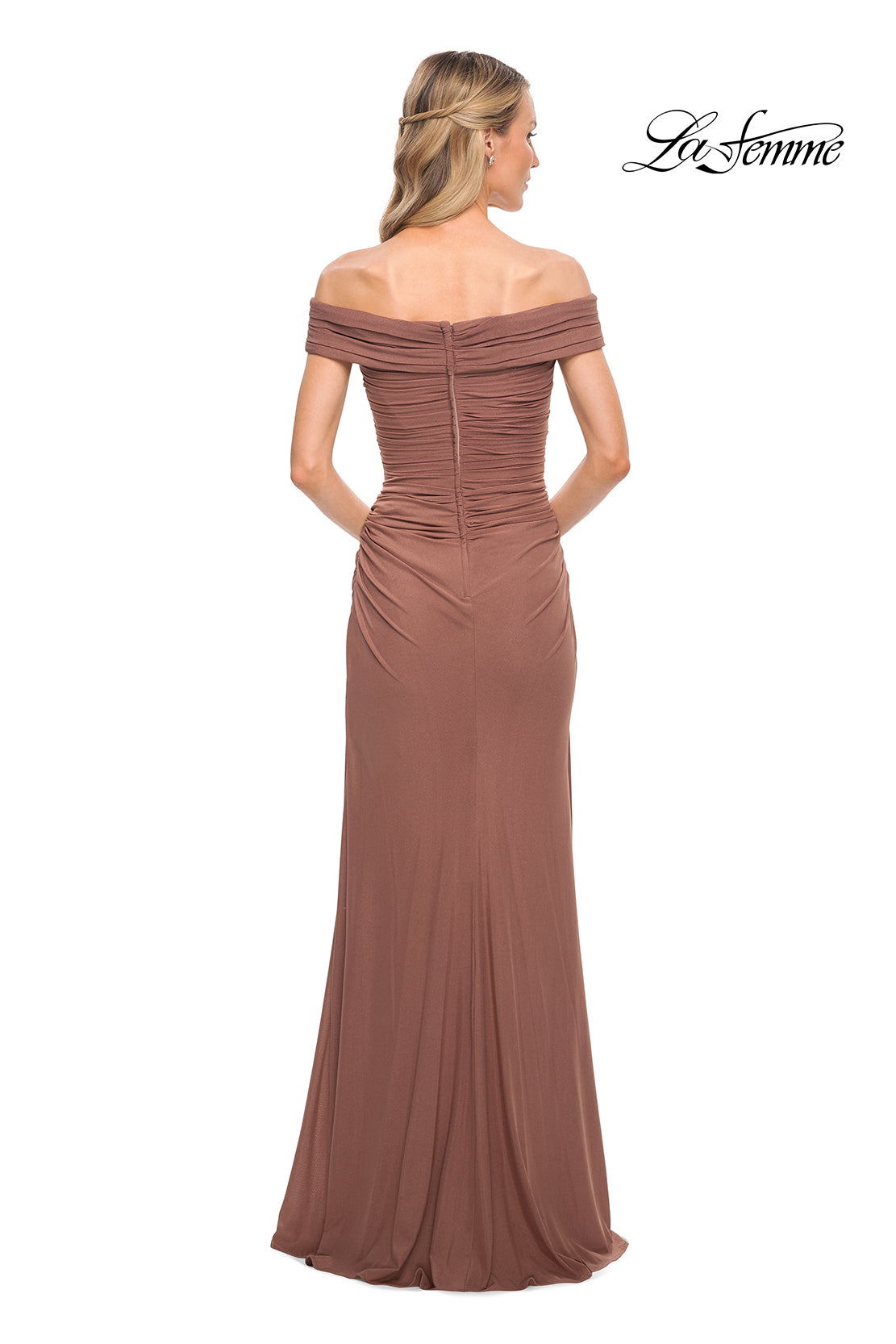 La Femme 29541 in Cocoa, back view