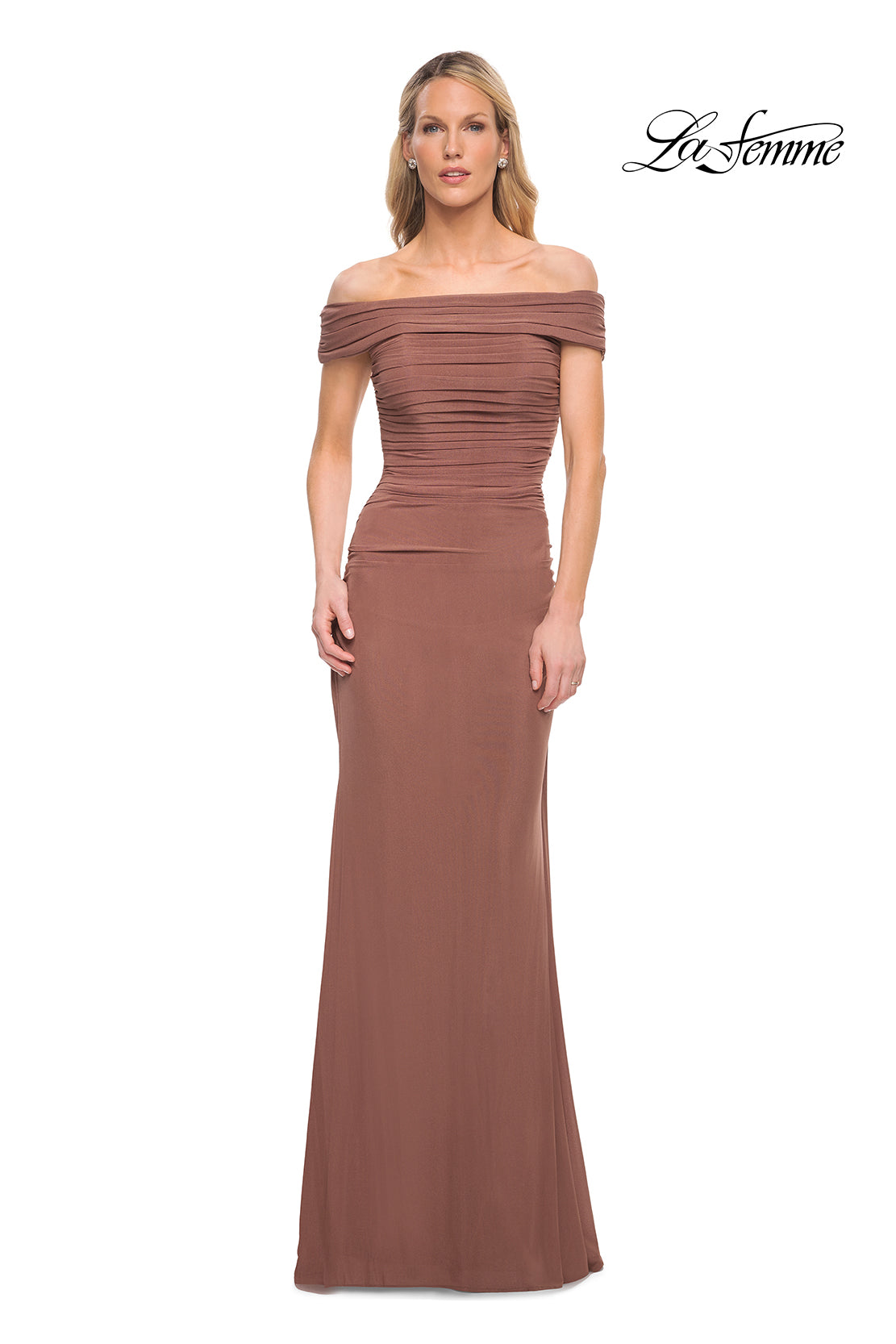 La Femme 29541 in Cocoa, front view