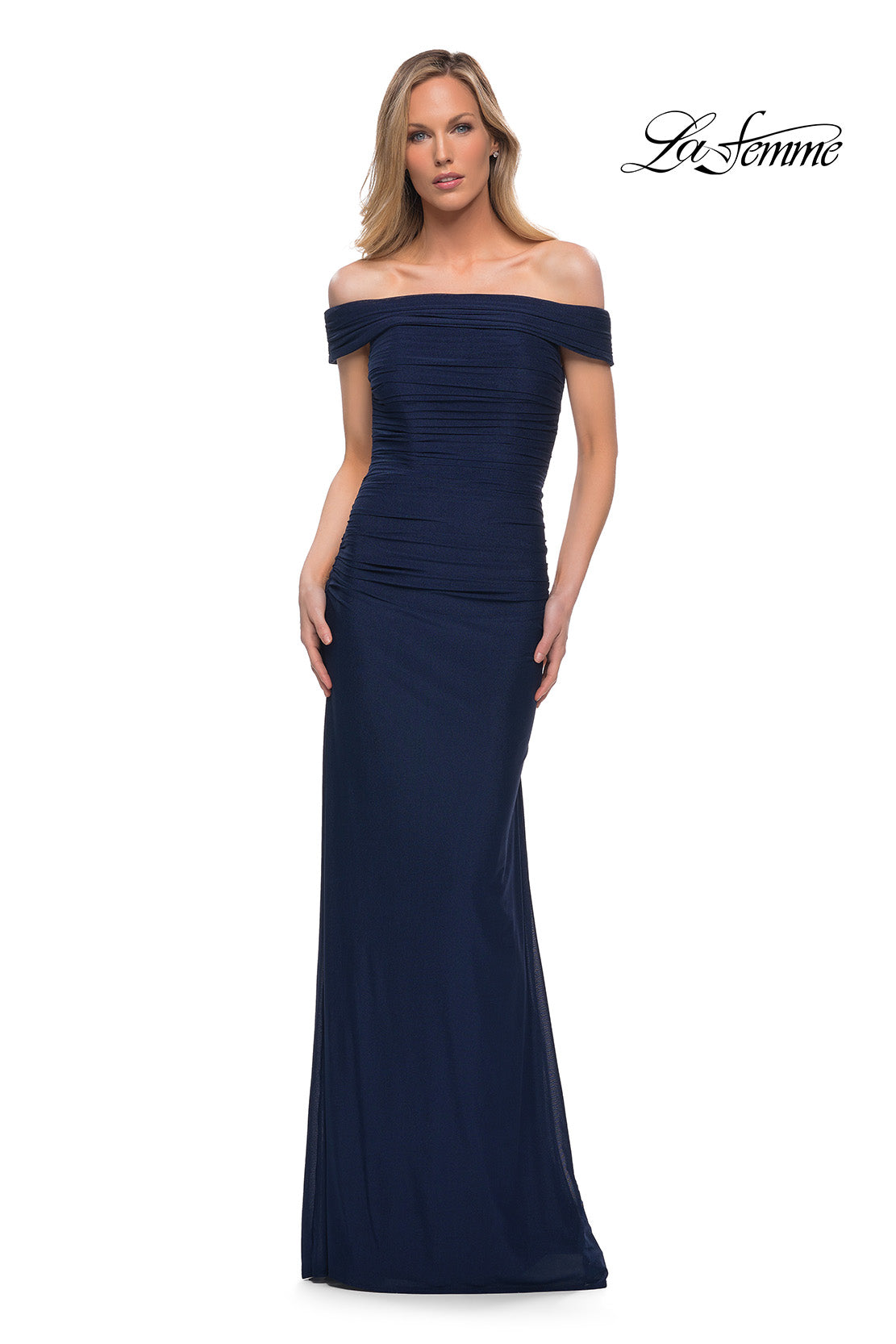 La Femme 29541 in Navy, front view