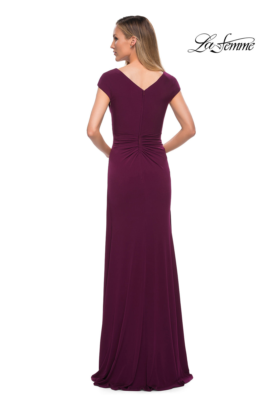 La Femme 29814 in DarkBerry, back view