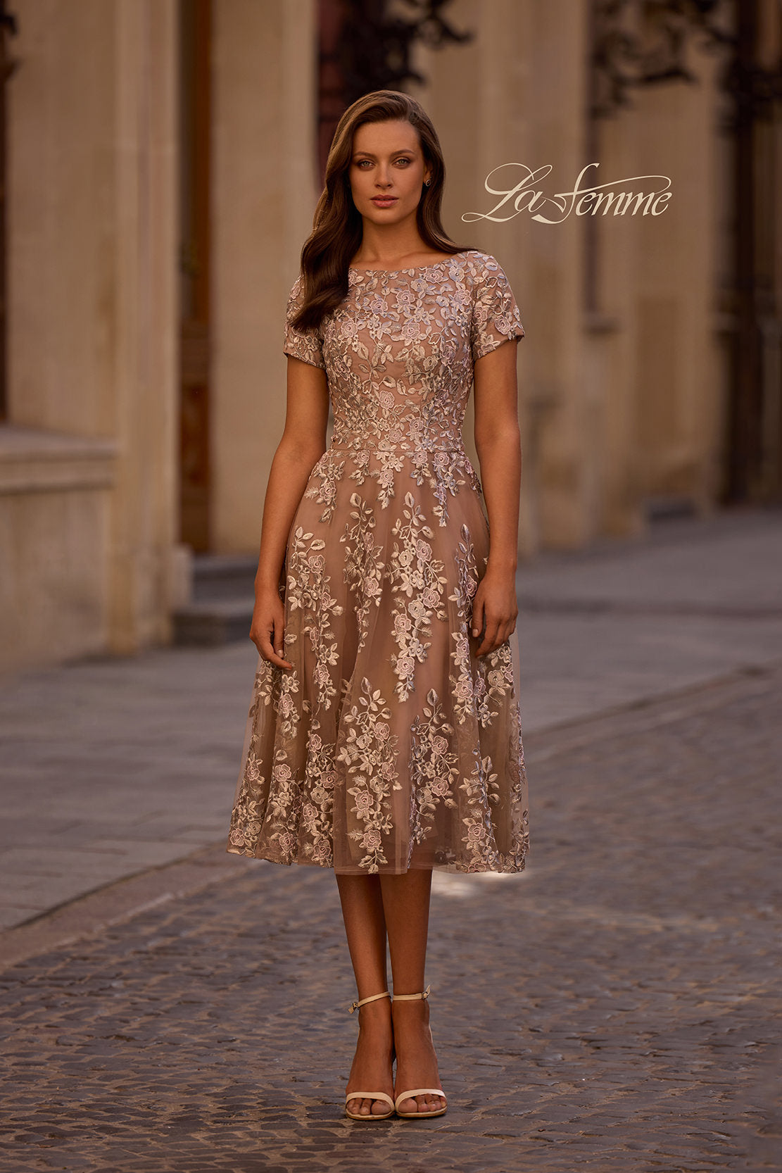 La Femme 29830 in Champagne, front view, editorial photo