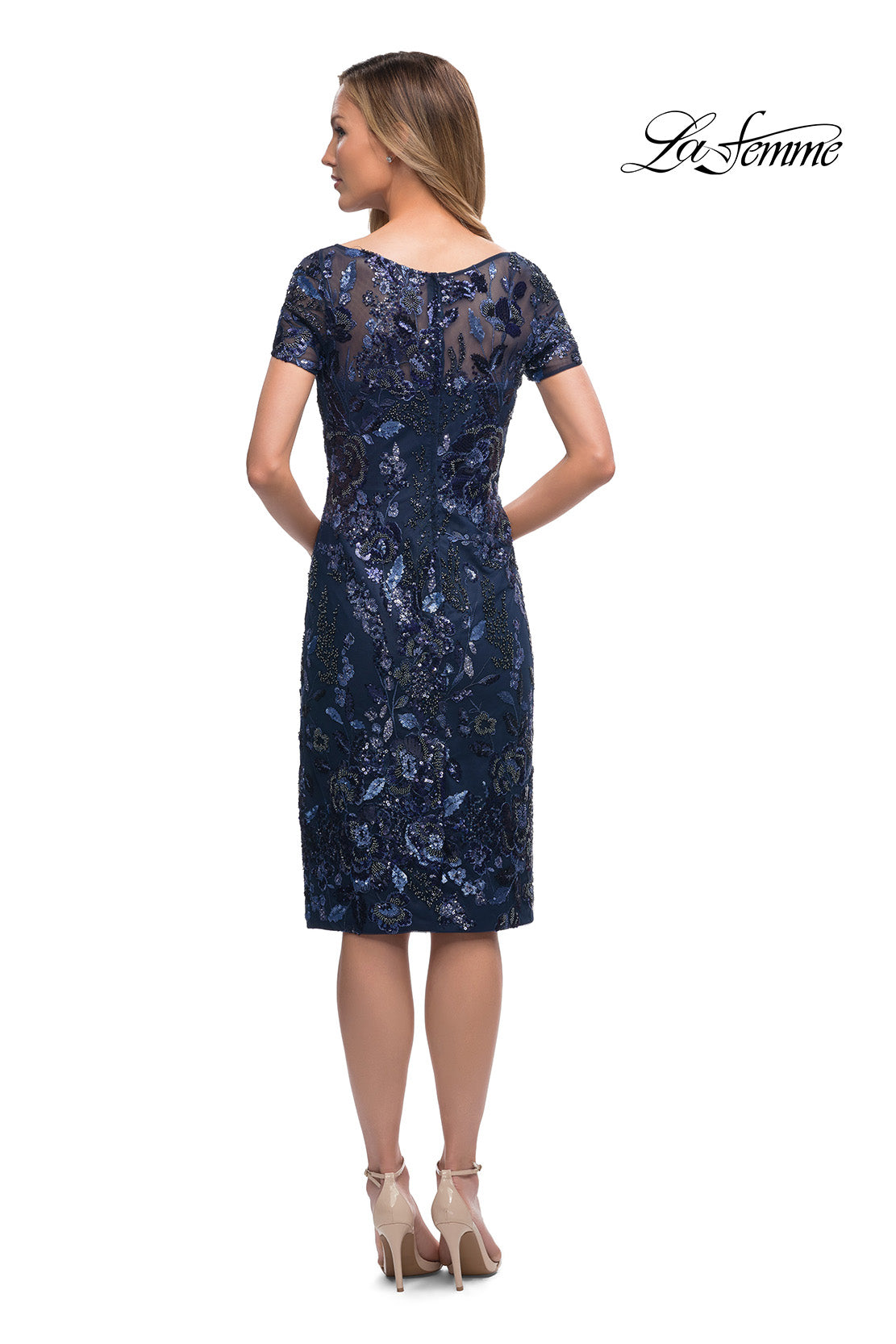 La Femme 29959 in Navy, back view