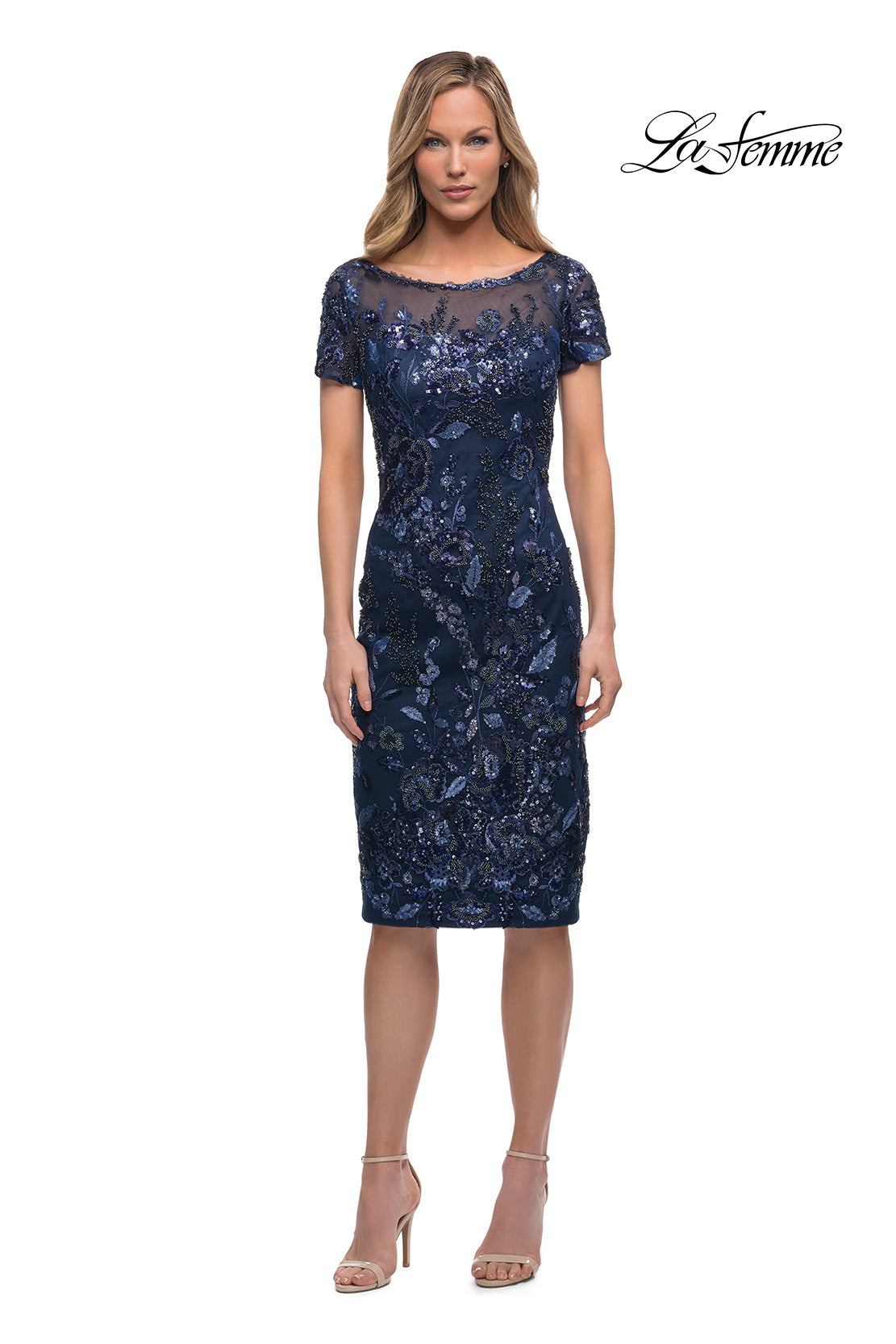 La Femme 29959 in Navy, front view