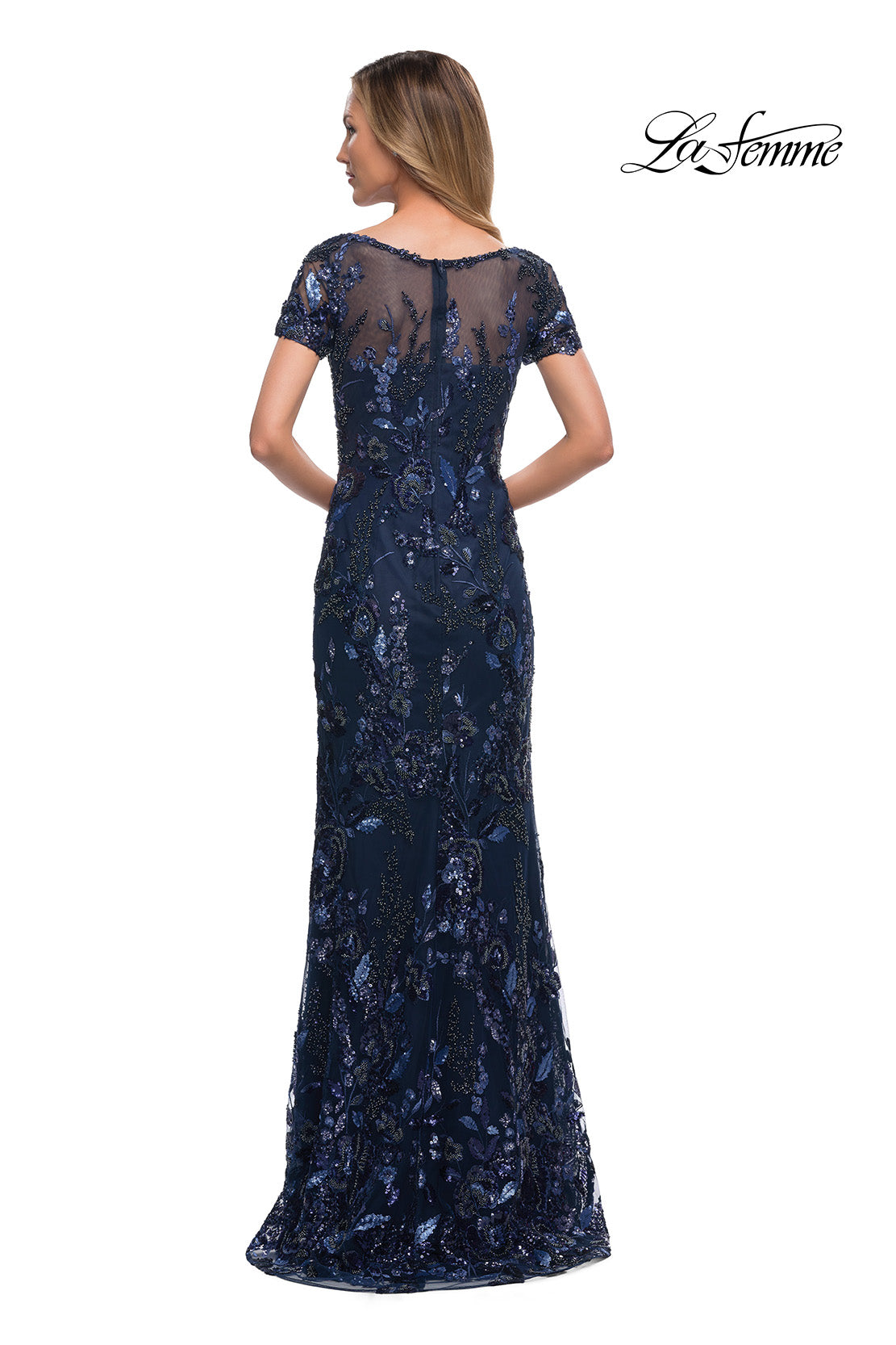 La Femme 29961 in Navy, back view