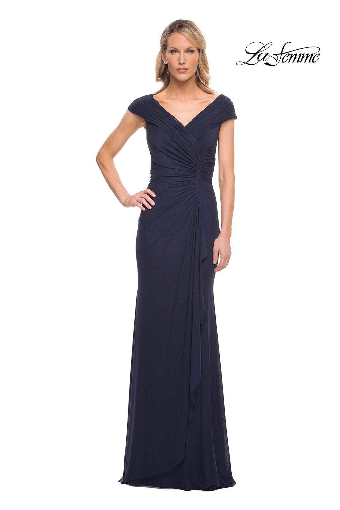La Femme 29996 in Navy, front view