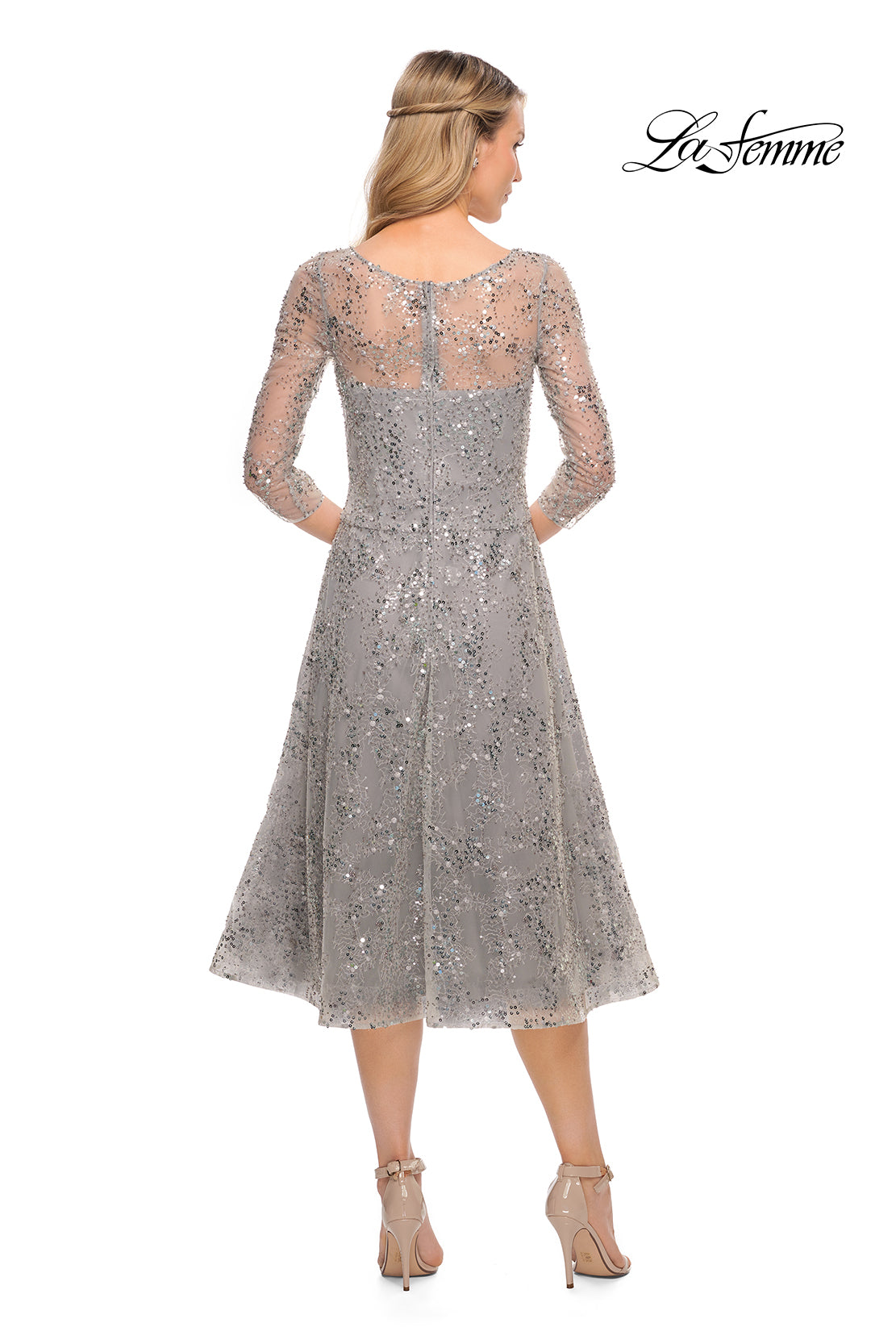 La Femme 30002 in Silver, back view