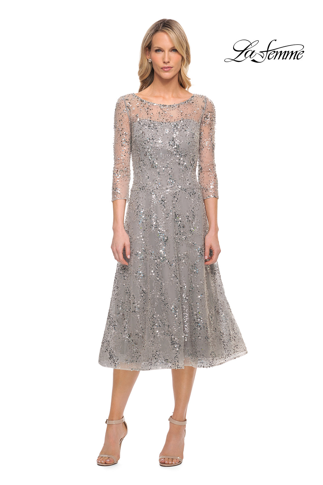 La Femme 30002 in Silver, front view