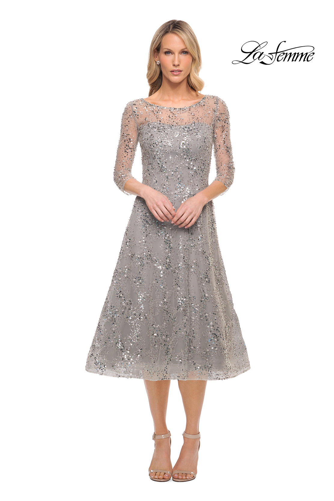 La Femme 30002 in Silver, front view