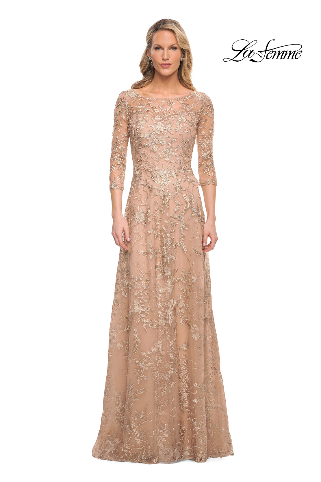 La Femme 30021 in LightGold, front view