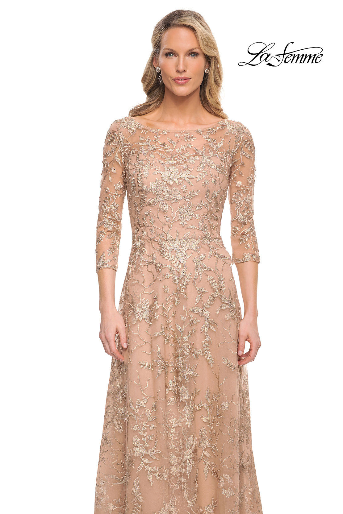La Femme 30021 in LightGold, front view