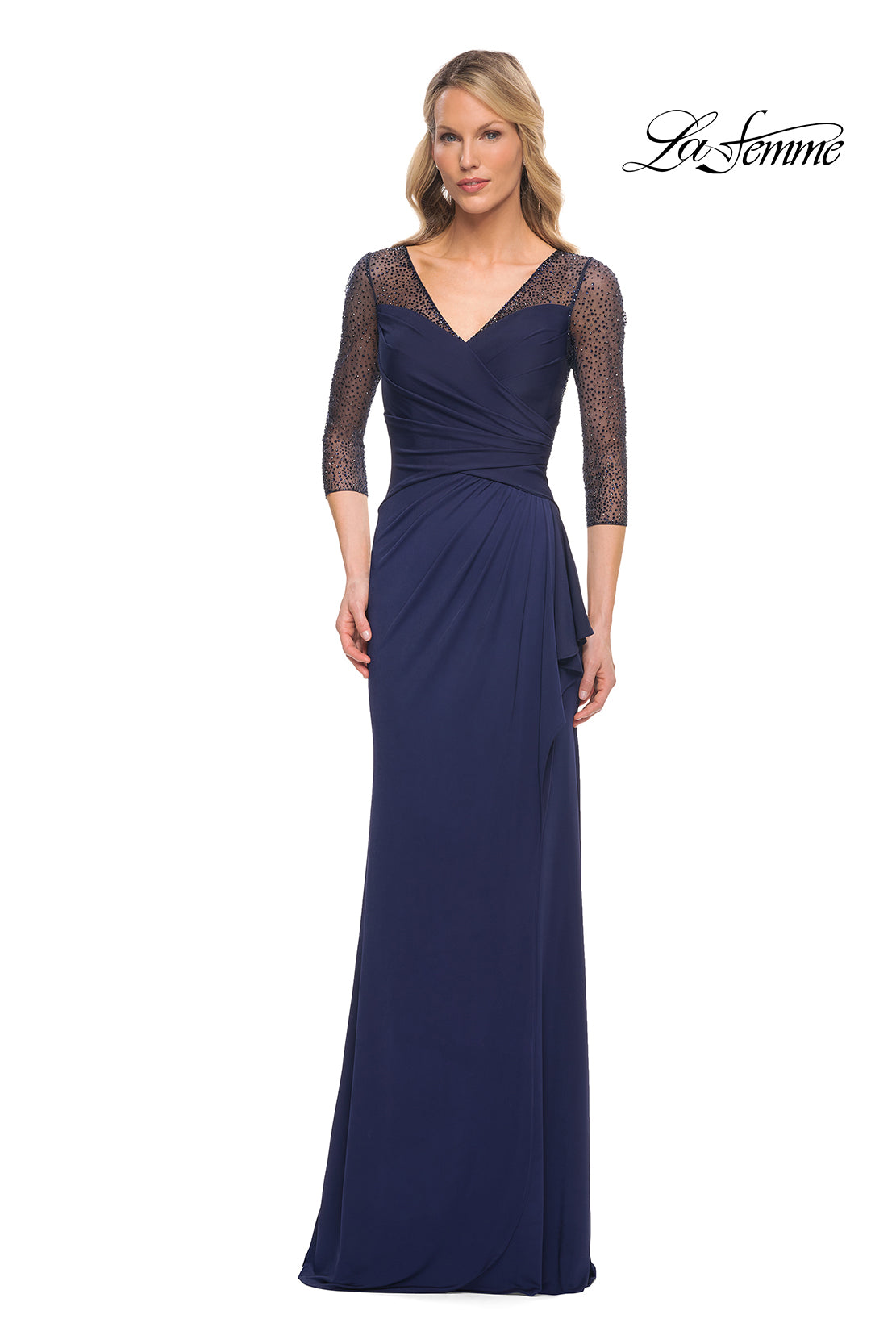 La Femme 30028 in Navy, front view