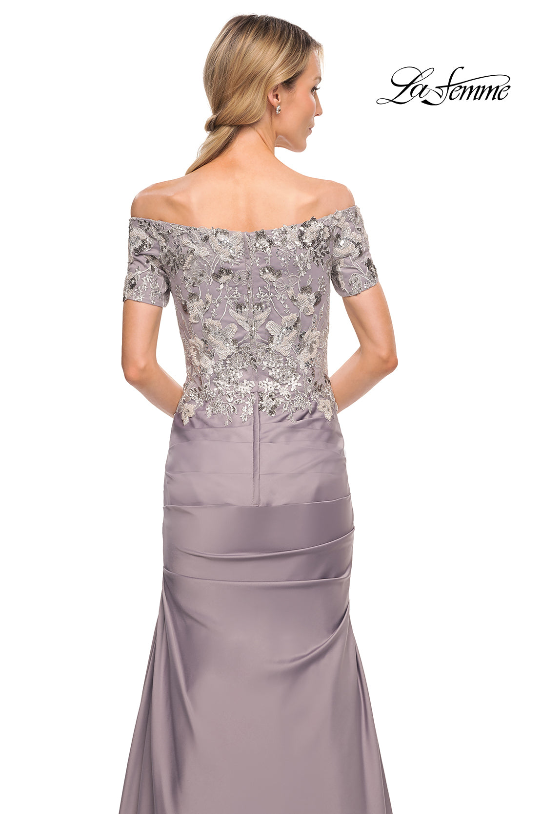 La Femme 30045 in Silver, back view