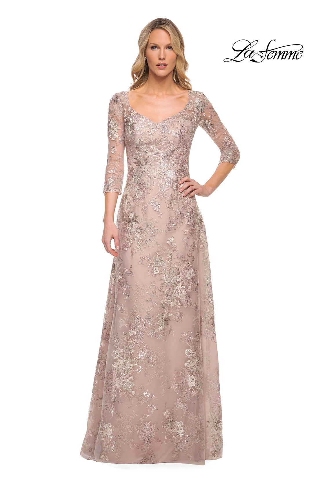 La Femme 30054 in Mauve, front view