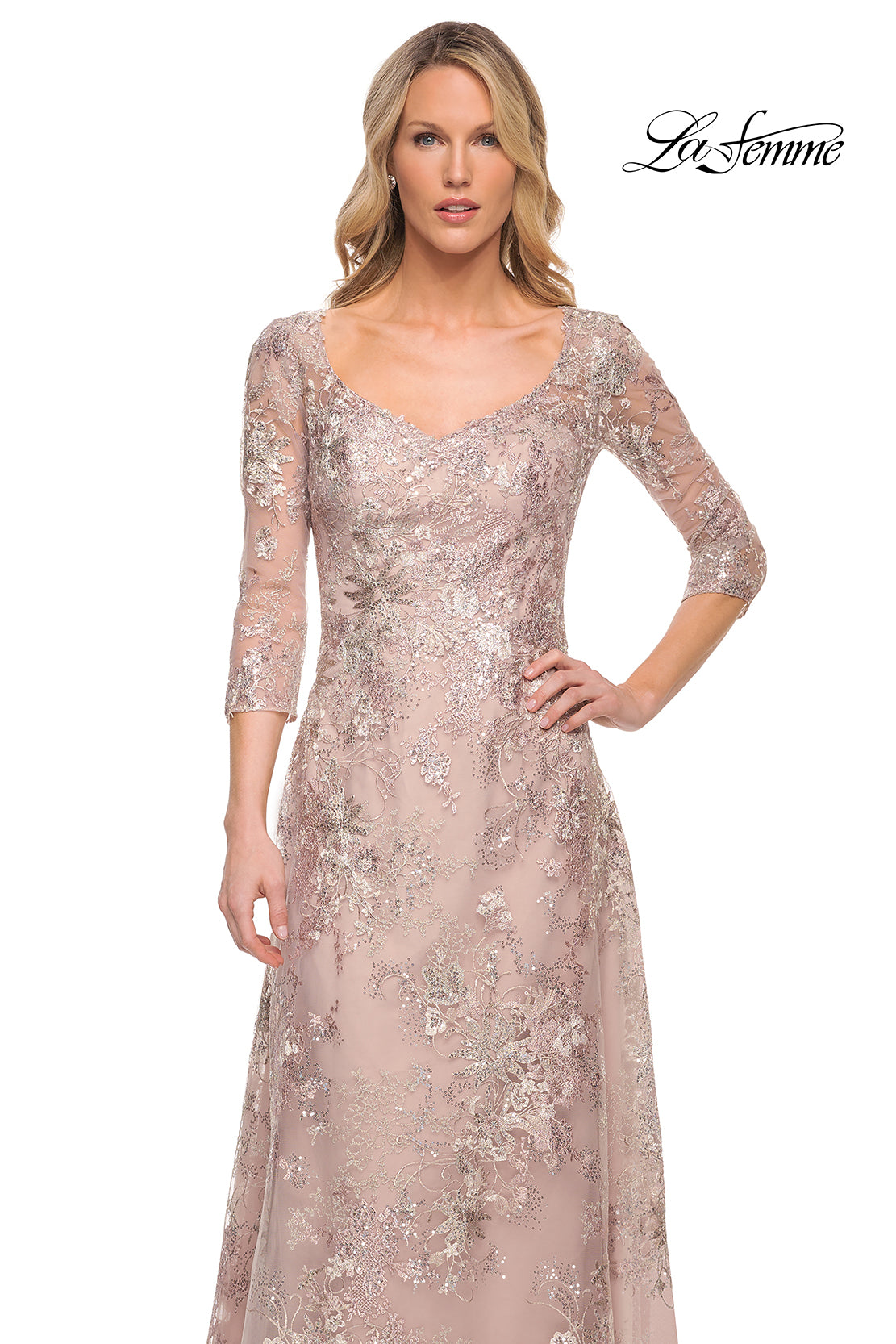 La Femme 30054 in Mauve, front view