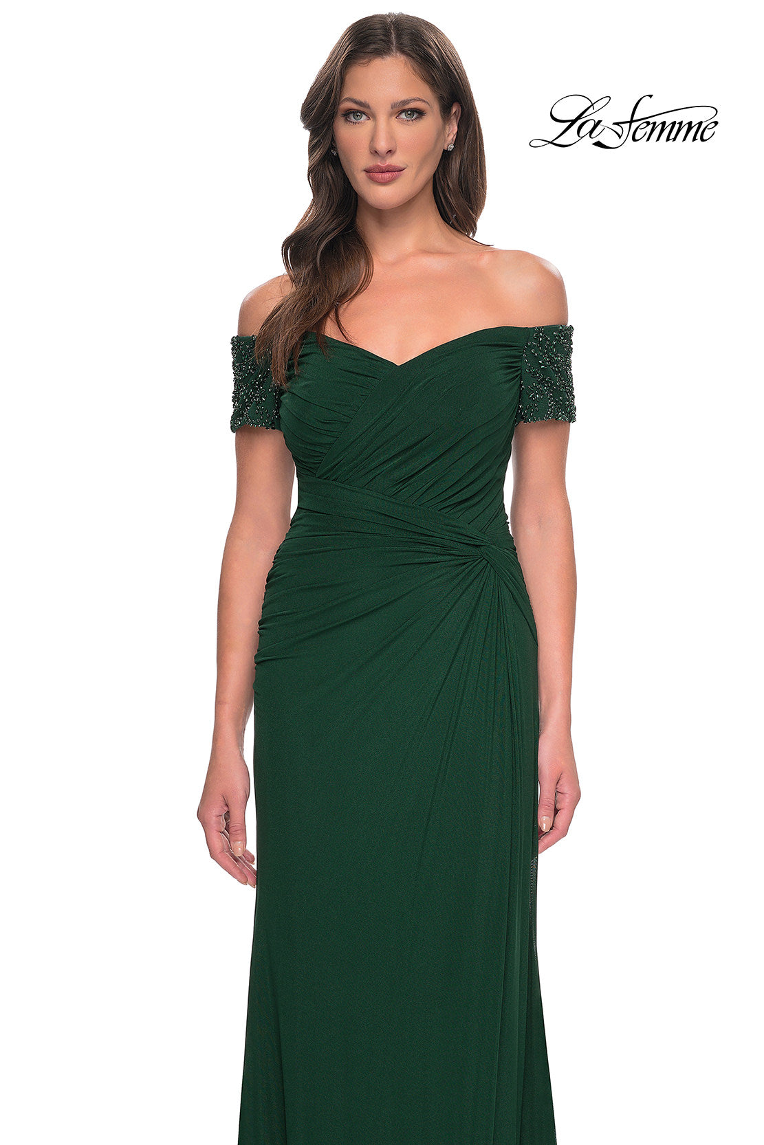 La Femme 30057 in Emerald, front view