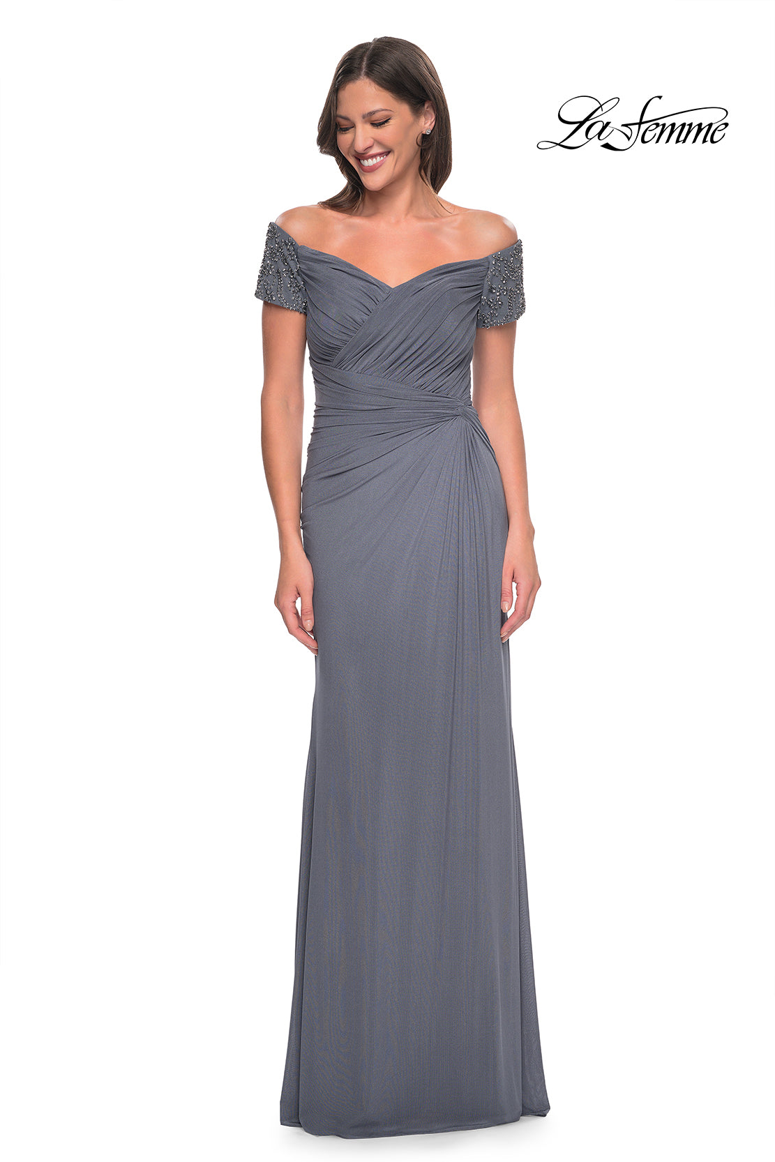 La Femme 30057 in Gunmetal, front view