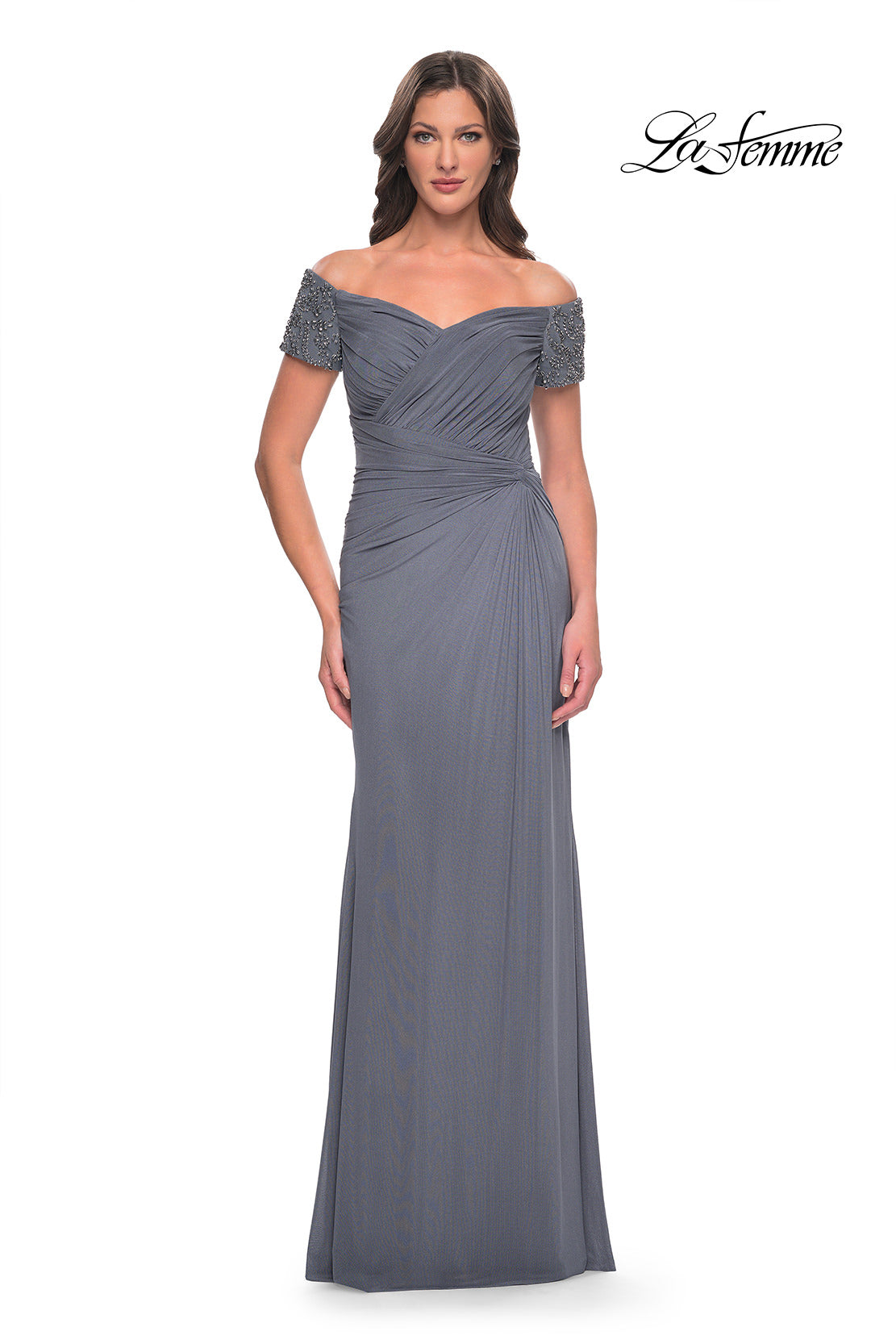La Femme 30057 in Gunmetal, front view