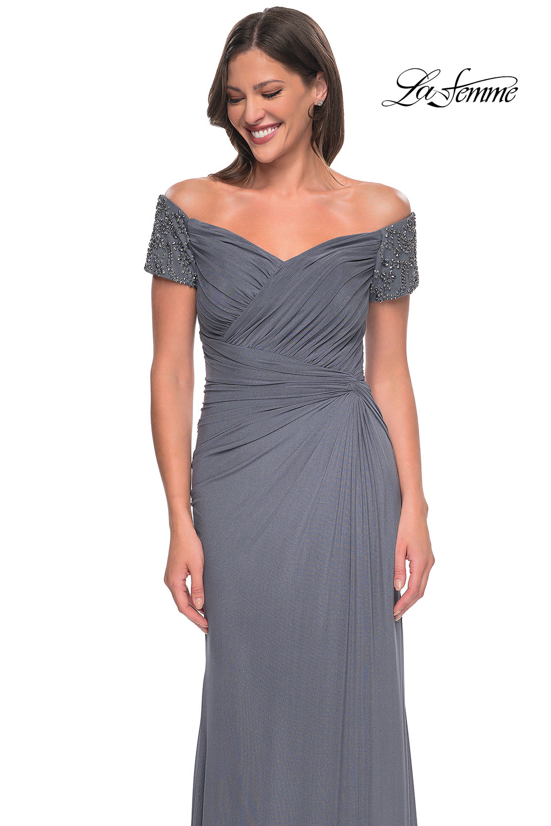La Femme 30057 in Gunmetal, front view