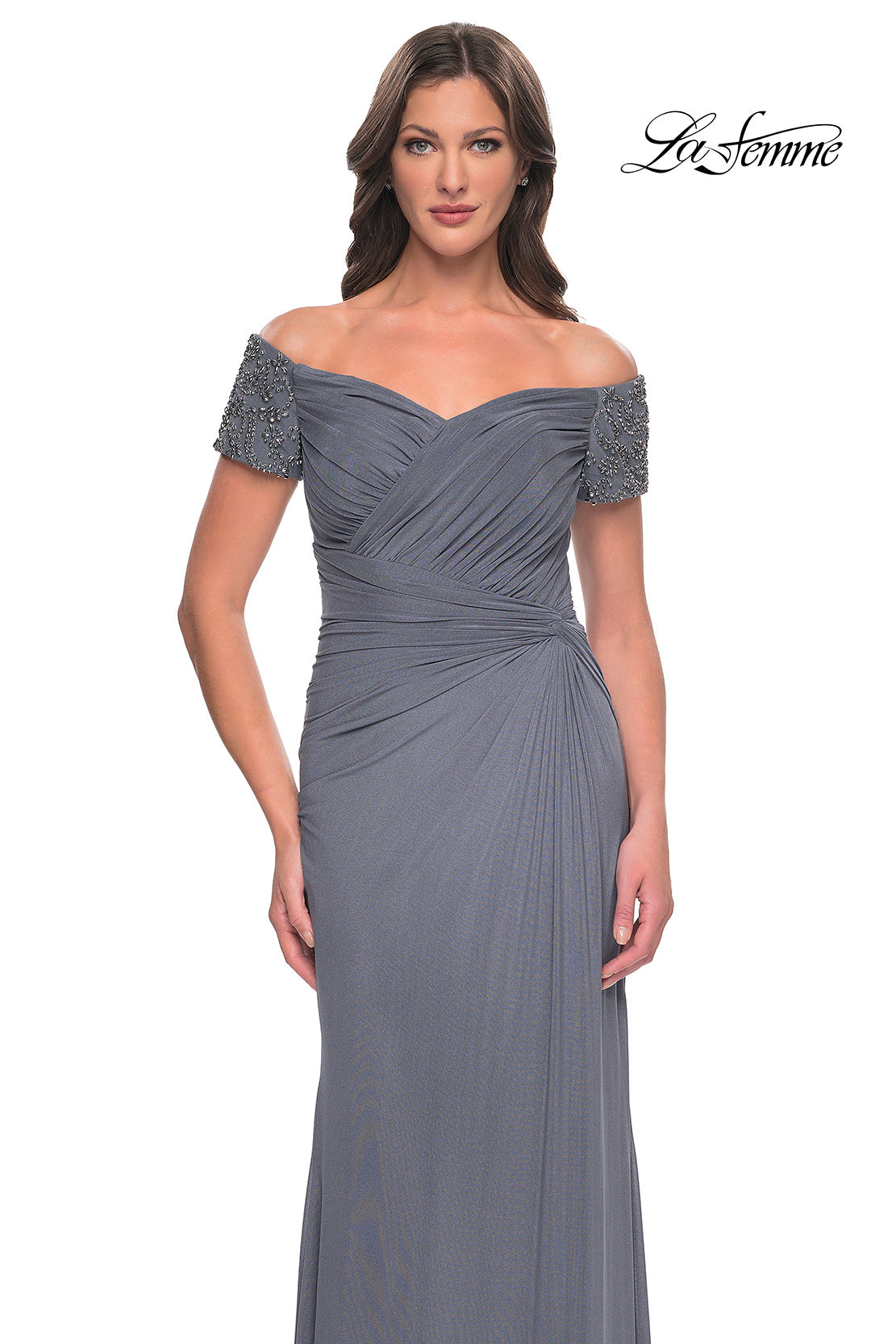 La Femme 30057 in Gunmetal, front view