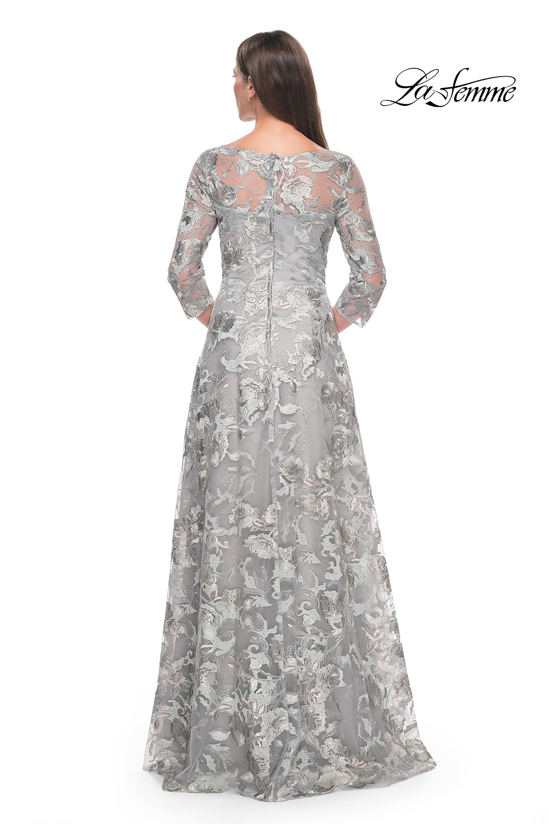 La Femme 30062 in SilverSlate, back view