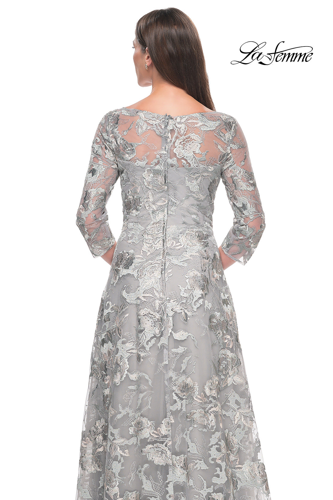 La Femme 30062 in SilverSlate, back view