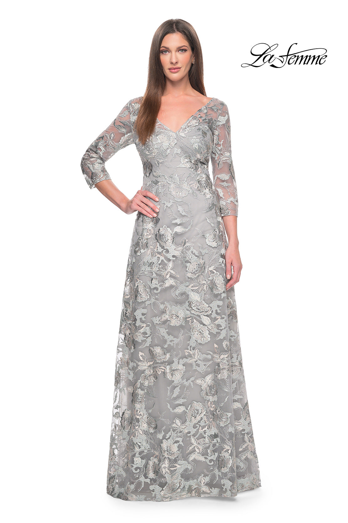 La Femme 30062 in SilverSlate, front view