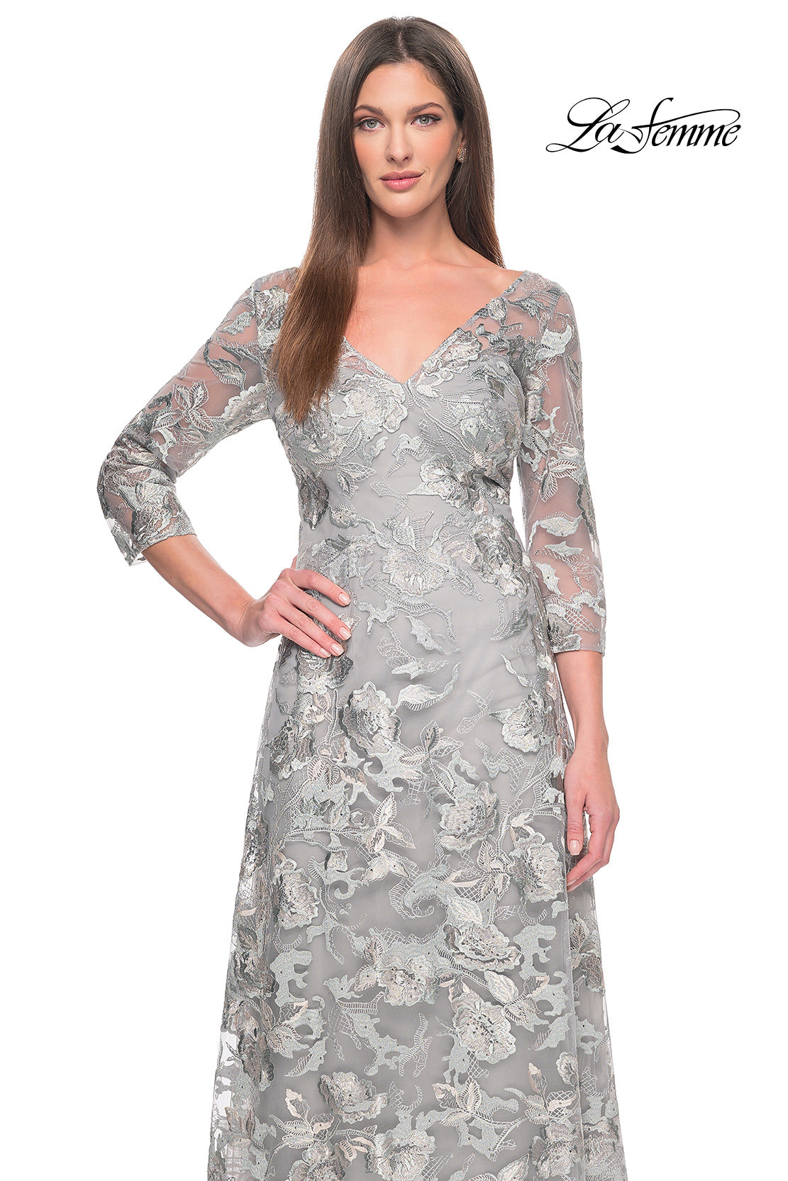La Femme 30062 in SilverSlate, front view