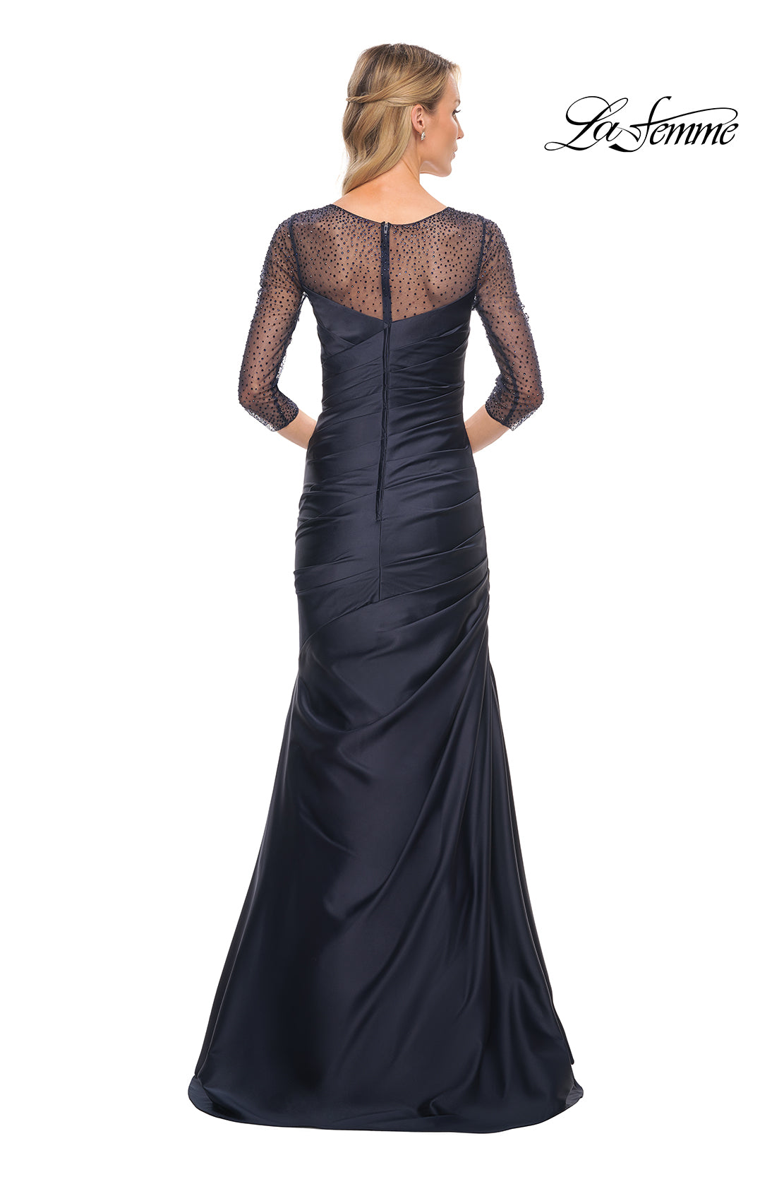 La Femme 30138 in Navy, back view