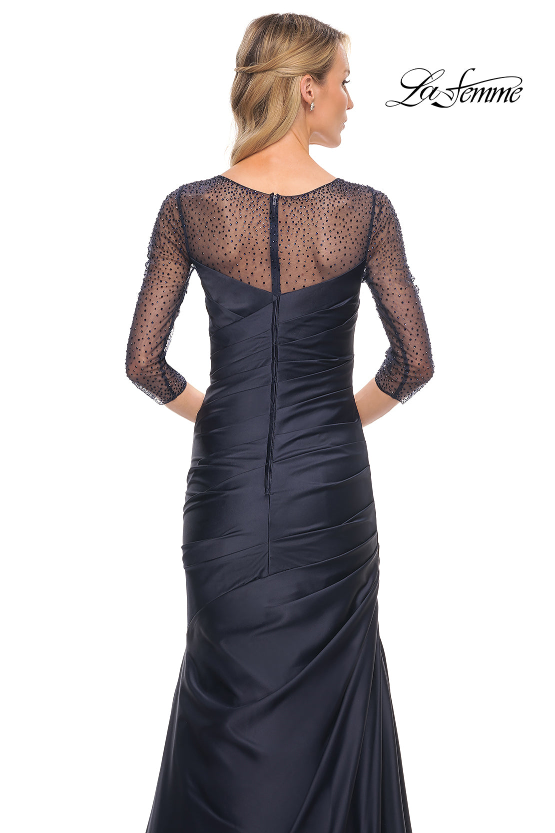 La Femme 30138 in Navy, back view
