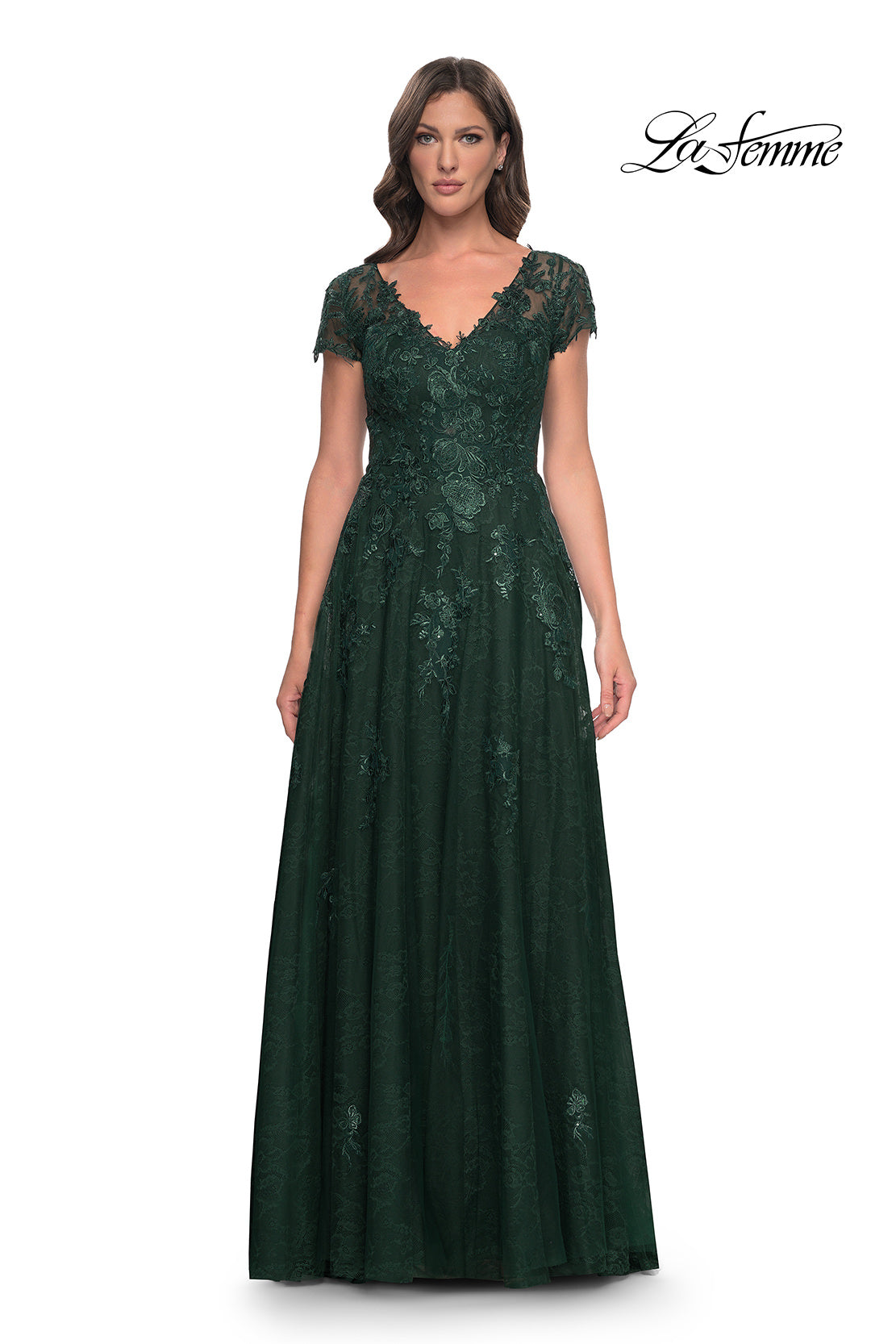 La Femme 30168 in Emerald, front view
